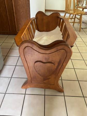 Hand Crafted Custom Built Infant Cradle 1