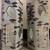 Antique pair of Chinese porcelain, hand painted hat stands, wig stands 2 thumbnail