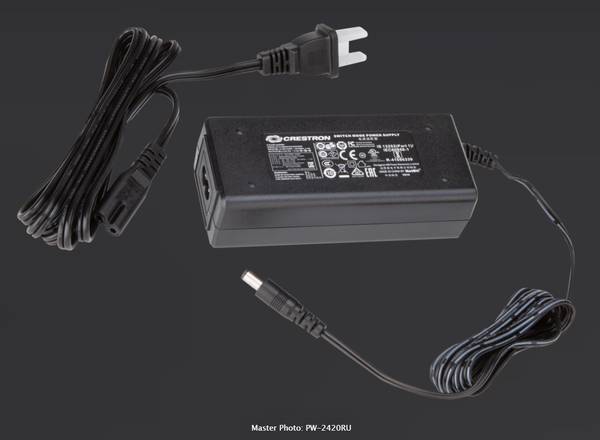 Crestron Power Pack  24 VDC, 2.5 A universal power supply (100–240 VAC 1