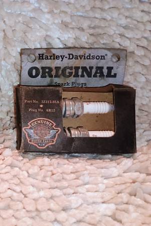 Genuine Harley-Davidson Original Spark Plugs 6r12 #32317-86A 1