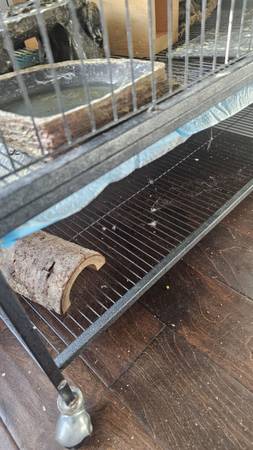 Huge bird cage and travel cage $200 (Biloxi)63801771514625121