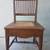 Vintage Wooden Chair with Caned Seat 1 thumbnail