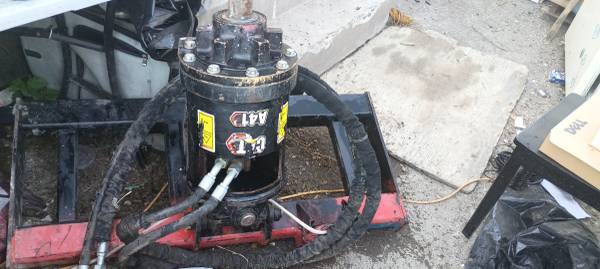 A digging auger cat machine 1