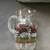 Vintage Glass Pitcher with Horses, Riders, Dogs 1 thumbnail