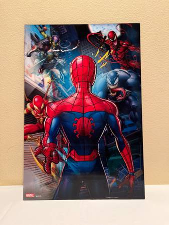 Spider-Man Spiderverse Lenticular Wall Decor 12” x 17.5” 1