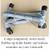 4 STEP GALVANIZED VINYL COATED CABLE BOAT LADDER 2 thumbnail