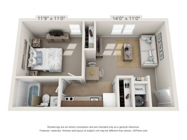 $1,025 / 1br - 500ft2 - One Bedroom Available Now! Call today! (Close to Downtown, Cheviot, I74 and more)63974188044546120