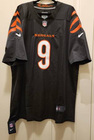 Joe Burrow, Bengals #09 Jersey 3XL, XXXL NIKE NFL * NEW w/Tags 1