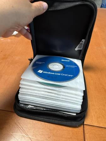 Vintage PC Game & Software CD Bundle (18 Discs + Storage Case) - Retro Gaming Lo 1
