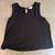 Philosophy Size 2X Womens Black Sleeveless Tank T-Shirt w/lacy detail 1 thumbnail