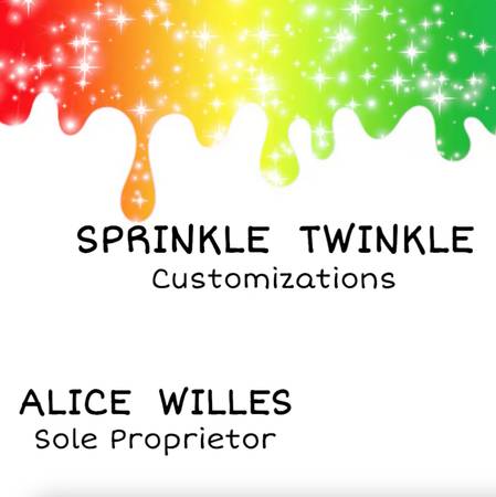 SPRINKLE TWINKLE CUSTOMIZATIONS 1