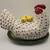 Creative Co-Op Stoneware Vintage Reproduction Hen Shaped Butter Dish, Multicolor 3 thumbnail