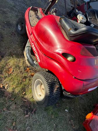 Unique mower.  With catcher inside 1