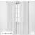 Two White Linen Curtain Panels 3 thumbnail