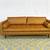 ( Delivery Available ) Poly and Bark Leather Napa Light Brown Sofa 1 thumbnail