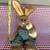 EASTER BUNNY VINTAGE Rabbit Duck Ducky Stuffed Animal Toy 2 thumbnail