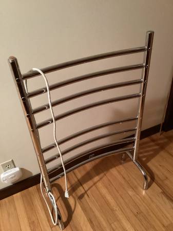 Towel warmer, chrome 1
