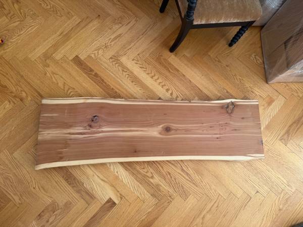 Solid Wood Live Edge Slab