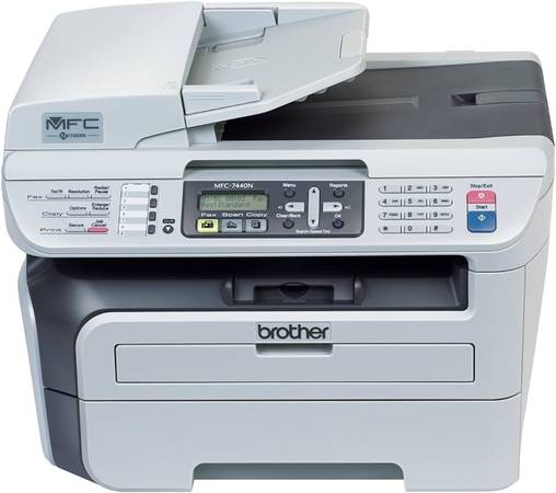 Brother MFC-7440N All In One Laser Copier-Scanner-Fax-Printer 1