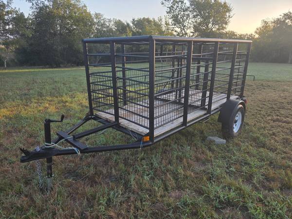 Refurbished Custom Hog Transport Trailer 1
