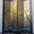 BEAUTIFUL 4 PANEL SCREEN, DIVIDER, WALL ART OR PRIVACY SCREEN 2 thumbnail