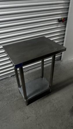 Used REGENCY 24” x 18” Stainless Steel work TABLE $135 — $135 in Orlando