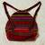Patterned knit backpack knapsack 4 thumbnail