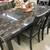 Marble dining table with 6 chairs 1 thumbnail