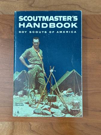 Scoutmaster's Handbook, Boy Scouts of America, Norman Rockwell Cover 1