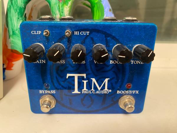 Paul Cochrane Tim V3 2022 Blue with boost - musical instruments