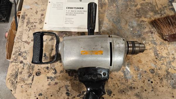 taladro eléctrico Craftsman de 1/2 pulgada - $30 (pacifica)63471455315587121