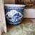 Classic  Blue and White  Antique Koi Bowl ( pot ) 9 thumbnail