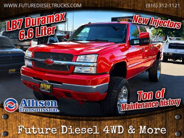 2003 Chevrolet Silverado 2500HD Diesel 4x4 4WD Chevy LT 4dr Crew Cab  SB Pickup  1