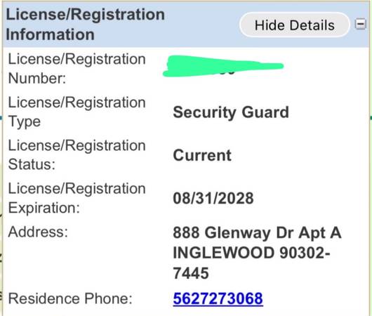 Secutity guard 1