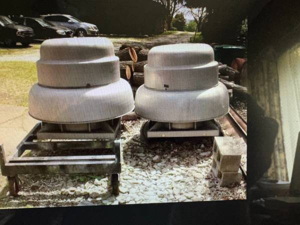 2 Large Down Blast Ventilators 1