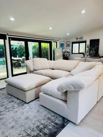 RH Style Cloud Modular Sofa Sectional Couch ALL WASHABLE SLIPCOVER 1