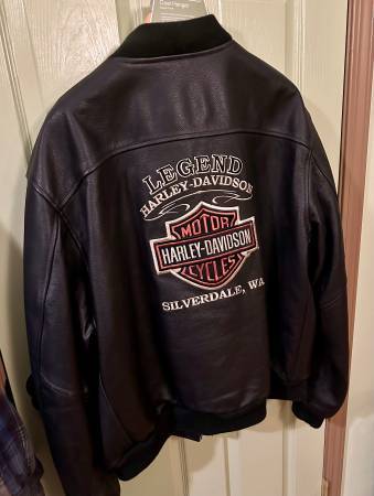 Chaqueta de cuero Harley Davidson para hombre - $200 (Port Orchard)63471461920899120