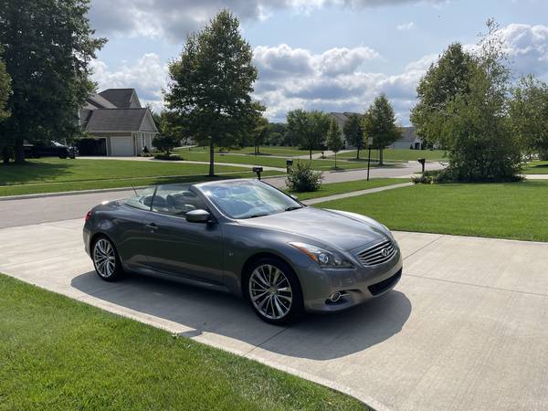 2014 Infinity Q60 Sport, Hardtop Convertible, new tires & brakes, OBO - $13,900 (Twinsburg)63625214375937121