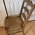 Antique Dutch Prayer Oak Chair with Wicker Seat 2 thumbnail