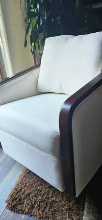 Upholstered Barrel Chair 1