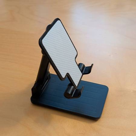 Phone Stand Height Adjustable Foldable Compatible With iPhone Samsung Android 1