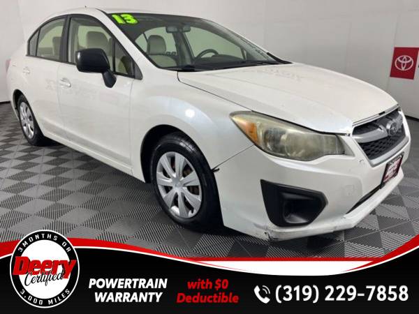 Used 2013 Subaru Impreza 2.0i Satin White Pearl 1