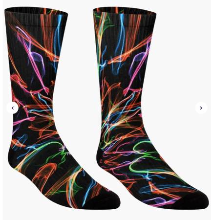 New Soft, Stretchy Crew Socks - My Original Design 1