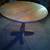 36" DIA. ROUND OAK DROP LEAF TABLE 2 thumbnail