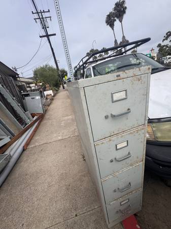 Free elexteical boxes and 2 filing cabinets 1