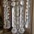 Antique Crystal Lamp -Tall, Huge Prisms, Nice Color, Hollywood Regency 11 thumbnail