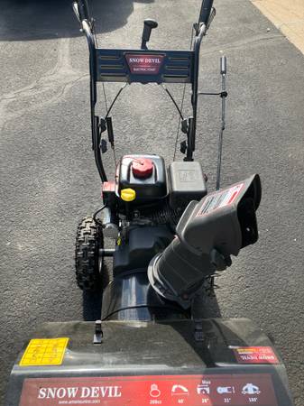 Snow Devil snowblower 1