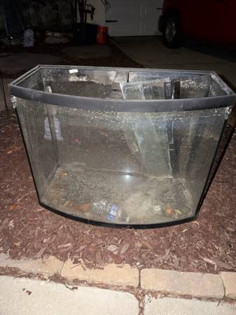 45 gallon bow front terrarium 1