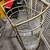 Wheeled Gold/Brass and Glass Bar Cart 4 thumbnail
