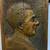 ANTIQUE SOLID WOOD PANEL CARVING OF MALE PROFILE SIGNED "FANELLI" 2 thumbnail
